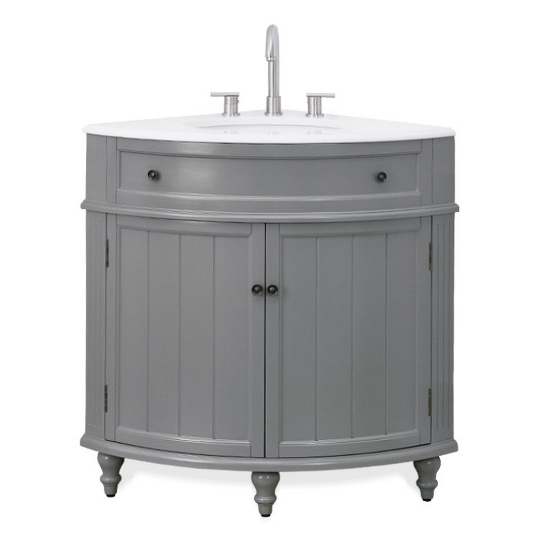 Corner Bathroom Vanity 47544