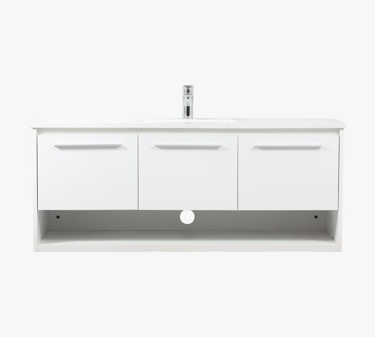 Asuka 24-48 inch Wall-Mounted Bathroom Vanity
